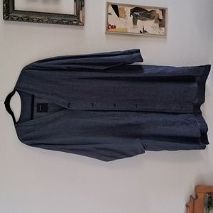 Pas de Calais linen button front coat